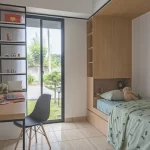 Ruang tidur anak dengan desain modern dan fungsional